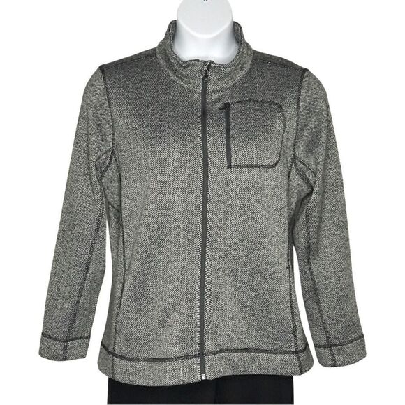 Marc New York Andrew Marc Performance Zip Herringbone Jacket Size XL - Picture 1 of 12